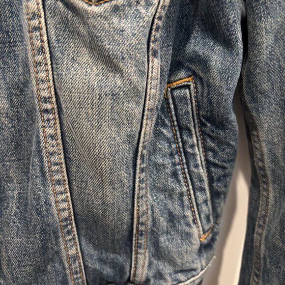 Gap 1969 vintage distressed denim jacket size small - Picture 4 of 6